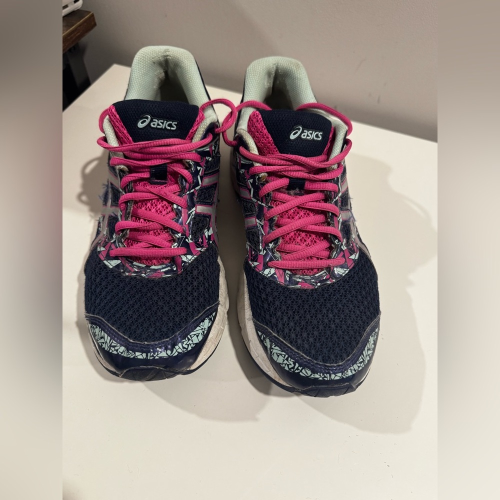 Asics Womens GEL-EXCITE 4 Casual Sneakers Athletic Shoes Blueprint/Silver